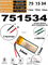 Аккумулятор 3.7v 460mAh 2pin 2 провода 751534 Li-Pol универсальная аккумуляторная батарея 7.5x15х34 - фото 207089