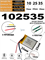 Аккумулятор 3.7v 1000mAh 3pin 3 провода 102535 Li-Pol универсальная аккумуляторная батарея 10x25х35 - фото 207104