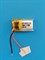 Аккумулятор 3.7v 50mAh 4x10x15 / 401015 / 15мм на 10мм на 4мм 2 провода - фото 207389