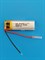Аккумулятор 3.7v 90mAh 2pin 2 провода 401030 Li-Pol универсальная аккумуляторная батарея 4x10x30 - фото 207397