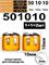 Аккумулятор для наушников 3.7v 40mAh 5x10x10 (2шт комплект) аккумуляторная батарейка подходит на блютуз наушники и гарнитуры - фото 207774