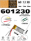 Аккумулятор 3.7v 180mAh 3pin 3 провода 601230 Li-Pol универсальная аккумуляторная батарея 6x12х30 - фото 207849